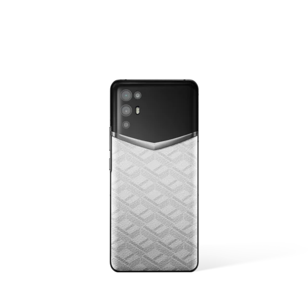 Ivertu Monogram Canvas Leather 5G Phone - White