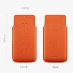 METAVERTU & IVERTU CALF LEATHER SLIP PHONE CASE – MULTICOLOR