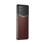 Ivertu Stitched Calfskin 5G Phone - Burgundy Red