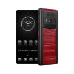 Metavertu 2 Max Screen Alligator Skin Web3 AI Phone – Flame Red