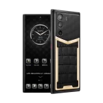 Metavertu 1 Curve Screen Alligator Skin 18K Gold 5G Web3 Phone