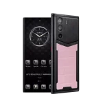 Metavertu 1 Curve Screen Alligator Skin 5G Web3 Phone – Sakura Pink