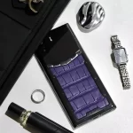 Metavertu 1 Curve Screen Alligator Skin 5G Web3 Phone – Grape Purple