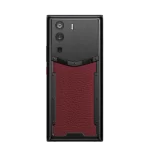 Metavertu 1 Curve Screen Calfskin 5G Web3 Phone – Raspberry Red