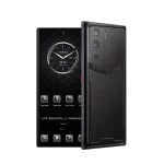 Metavertu 1 Curve Screen Calfskin 5G Web3 Phone - Jade Black