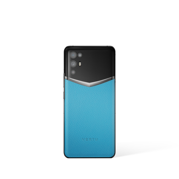 Ivertu Calfskin 5G Phone - Lake Blue