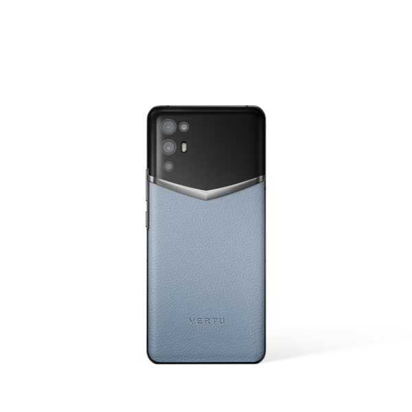 Ivertu Calfskin 5G Phone – Ice Blue
