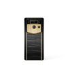 Metavertu 2 Max Screen Luxury Custom-Made Gold V-Shaped With Diamonds Alligator Skin Web3 AI Phone – Black