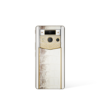 Metavertu 2 Max Screen Luxury Custom-Made Gold Plain Weave With Diamond Himalaya Alligator Skin Web3 AI Phone – White