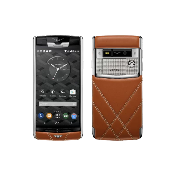 SIGNATURE TOUCH CALFSKIN PHONE BENTLEY EDITION – BROWN