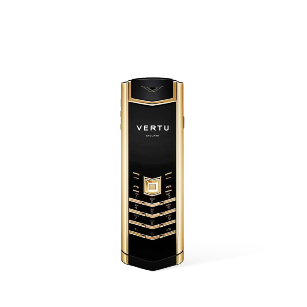 Signature V Full Gold 4G Phone – Pure Black
