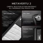 Metavertu 2 Max Screen Alligator Skin Web3 AI Phone – White