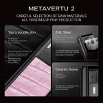 Metavertu 2 Max Screen Alligator Skin Web3 AI Phone – Pink