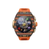Vertu Grand Watch - Bespoke Gold - Black And Orange Carbon Fiber