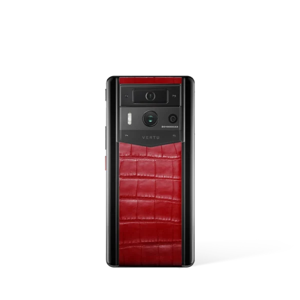 Metavertu 2 Max Screen Alligator Skin Web3 AI Phone – Flame Red