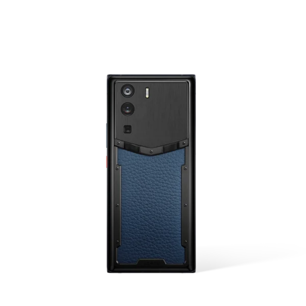 Metavertu 1 Curve Screen Frameless Calfskin 5G Web3 Phone – Blue