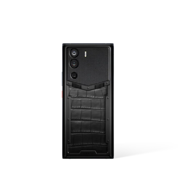 Metavertu 1 Curve Screen Alligator Skin 5G Web3 Phone – Navy Blue