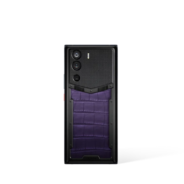 Metavertu 1 Curve Screen Alligator Skin 5G Web3 Phone – Grape Purple