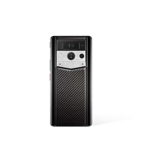 Metavertu 2 Max Screen Carbon Fiber Web3 AI Phone - Black (Silver Case)