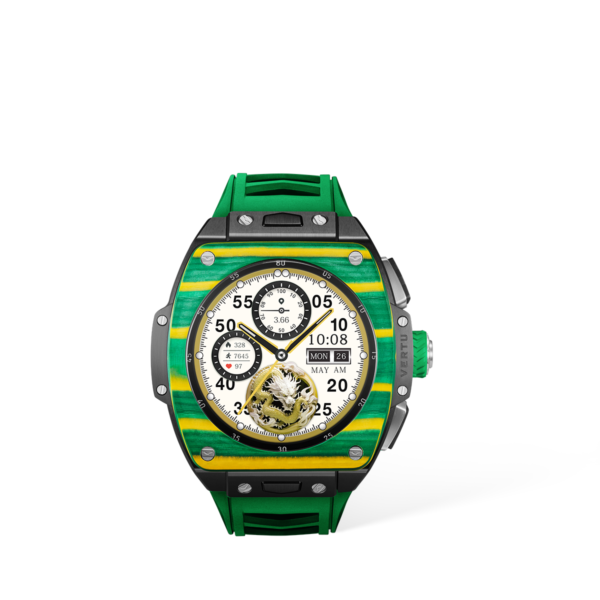 Vertu Grand Watch - Yellow And Green Carbon Fiber