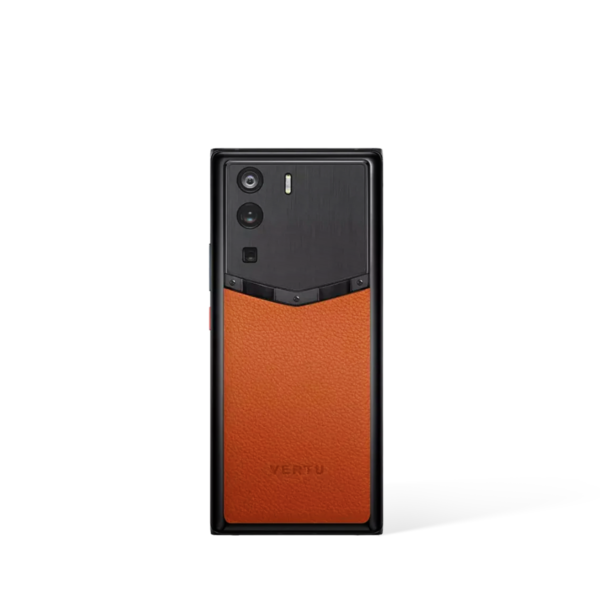 Metavertu 1 Curve Screen Frameless Calfskin 5G Web3 Phone – Orange