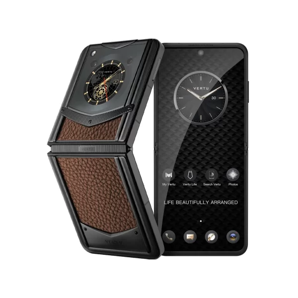 VERTU® IRONFLIP ALLIGATOR SKIN SERIES-ELEPHANT GREY