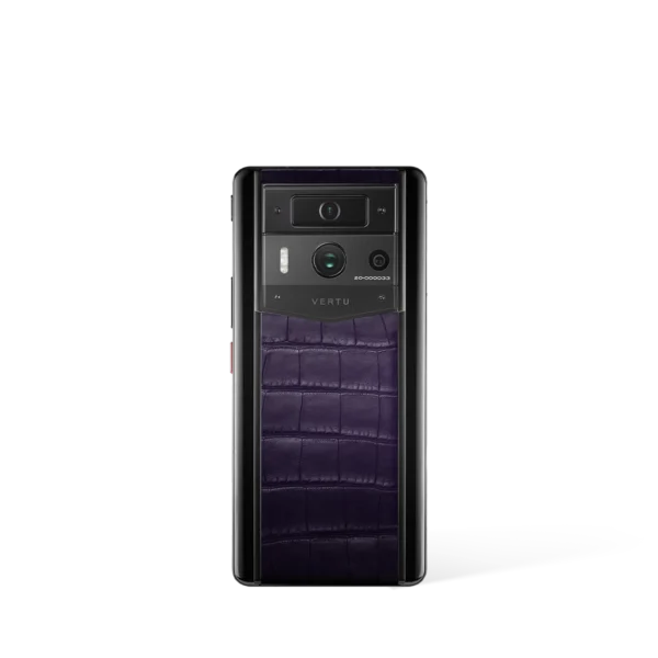 Metavertu 2 Max Screen Alligator Skin Web3 AI Phone – Grape Purple