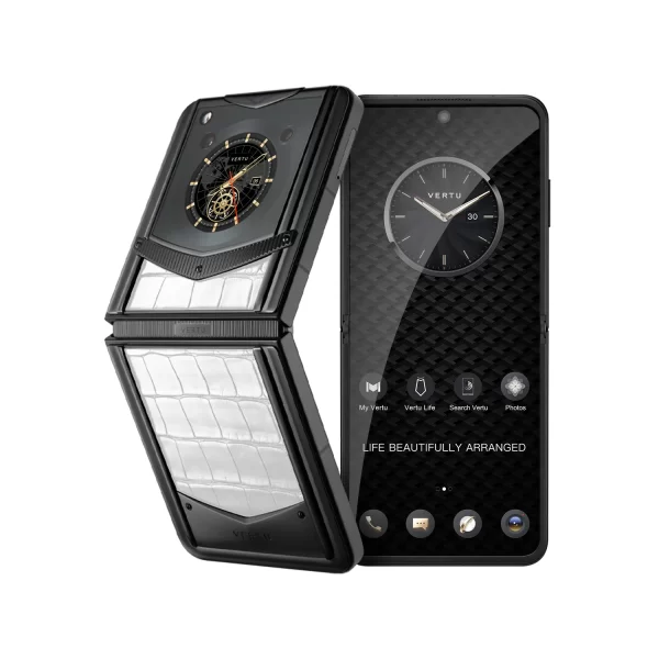 VERTU® IRONFLIP ALLIGATOR SKIN SERIES-ELEPHANT GREY