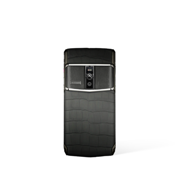 Signature Touch Alligator Skin Phone – Black
