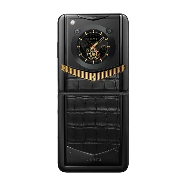 VERTU® IRONFLIP ALLIGATOR SKIN SERIES-ELEPHANT GREY