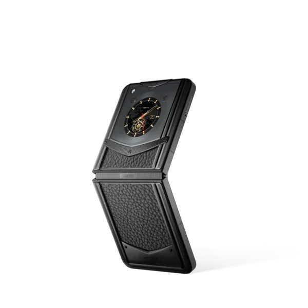 Vertu® Ironflip Calfskin Series - Jade Black