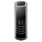 Signature S+ Clous De Paris Phone Pure Silver
