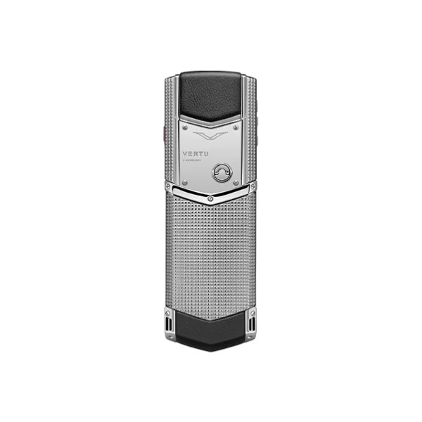 SIGNATURE S+ Clous De Paris Phone – Pure Silver