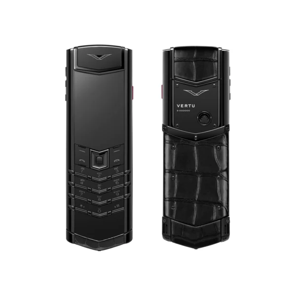 SIGNATURE S+ BLACK STEEL ALLIGATOR SKIN - BASALT BLACK