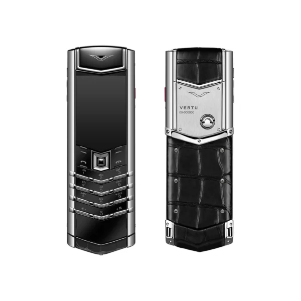 SIGNATURE S+ WHITE STEEL ALLIGATOR SKIN - BASALT BLACK