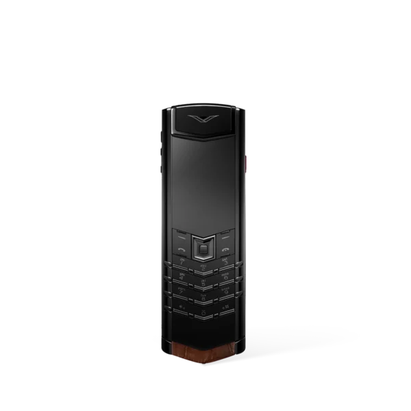 SIGNATURE S+ BLACK STEEL ALLIGATOR SKIN –  Amber Brown