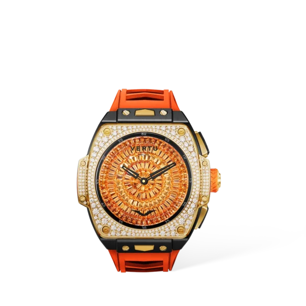 VERTU GRAND WATCH-Bespoke Gold - 18K Gold with Natual Diamonds