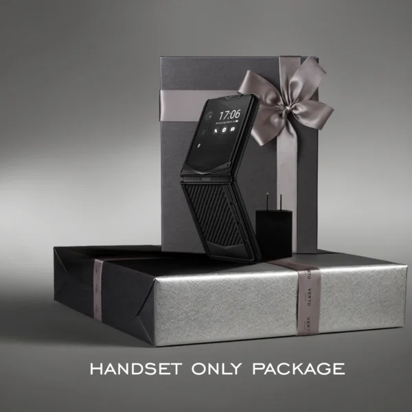 Quantum Flip  Carbon Texture Series Handset Only Package - Taffeta