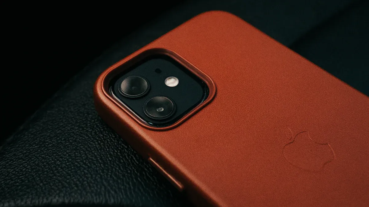 Laser Engraved Leather Phone Case