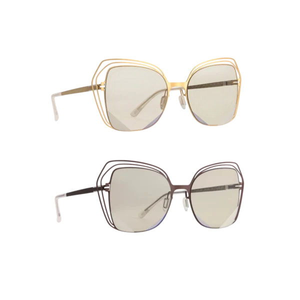 Essence V Women's Polarized Sunglasses Layered Hollow-out