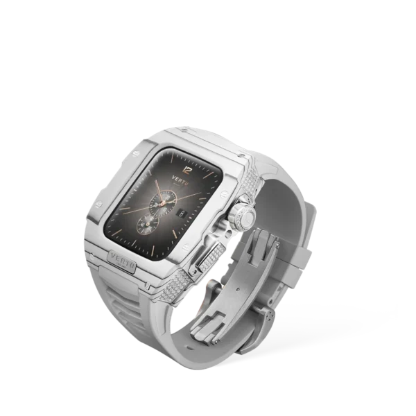 Metawatch White Diamond Smartwatch — White Strap