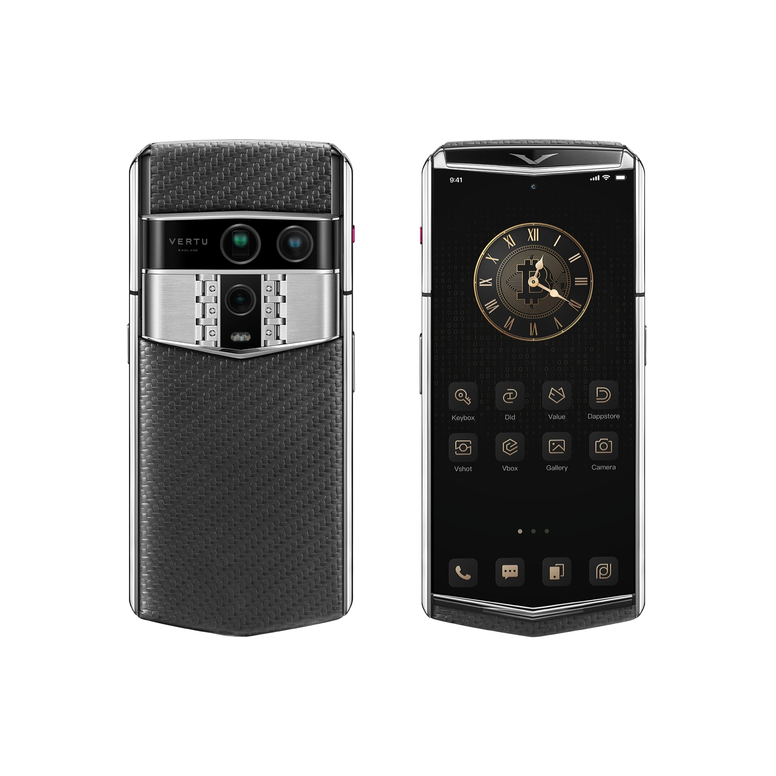 Agent Q Carbon-Pattern Calfskin